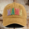 thumbnail image 2 of Riforla Mama Hats for Women Funny Adjustable Mini Baseball Cap Womens Hats Yellow, 2 of 3