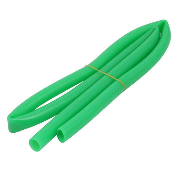 Unique Bargains 12mm x 16mm Heat-Resistant Silicone Rubber Tube Hose Pipe Green 1M Long
