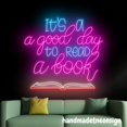 thumbnail image 3 of Handmadetneonsign It's A Good Day To Read A Book Neon Sign, Book Store Wall Art Decor, Book Wall Decor 65869, 3 of 5