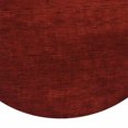thumbnail image 4 of Rugsotic Carpets Hand Knotted Loom Wool 6'x6' Round Area Rug Solid Dark Red L00999, 4 of 4