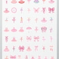 thumbnail image 4 of 35pcs-50pcs Elegant Stickers Stationery Stickers Pink Dance Kids Stickers for Laptops Suitcases Phones, 4 of 9