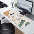 thumbnail image 2 of Long Mouse Pads for Desk,Brown Boho Plant Pattern Desk Mats on Top Of Desks, Desk Mouse Pad Extra Large with 3mm Non-Slip Base and Stitched Edge for Gaming,Office,Work,Home 31.5"x11.8", 2 of 6
