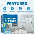 thumbnail image 4 of Dishwasher Tablets,Dishwasher Cleaning Tablets Removes Limescale Build Up, Dishwasher Cleaner for Kitchen Tableware Care, Dishwasher Detergent (2boxes), 4 of 6