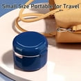 thumbnail image 7 of Trianu Denture Bath Case, No-Leak Double Layer Dry & Wet Separation Denture Bath Box, Portable Denture Case, Removal Tool, Brush for Dentures, Clear Braces, Mouth Guard, Retainers (Blue), 7 of 7