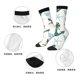 thumbnail image 5 of Balery Anchors And Shells Calcetas Largas con Estampado para Hombre y Mujer – Suaves y Transpirables, Talla Única (US 5-11), 5 of 6