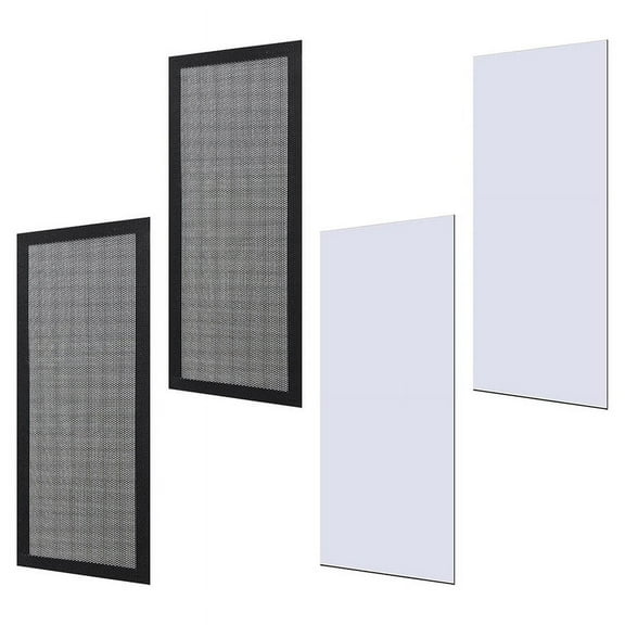 2pcs Vent Covers (12x5.5 Inch) & Mesh (10x4 Inch), for Ceiling Floor Home Walls