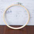 thumbnail image 4 of 1PC 30cm Bamboo Embroidery Circle Frame DIY Craft Cross Stitch Chinese Traditional Sewing Manual Tool, 4 of 4