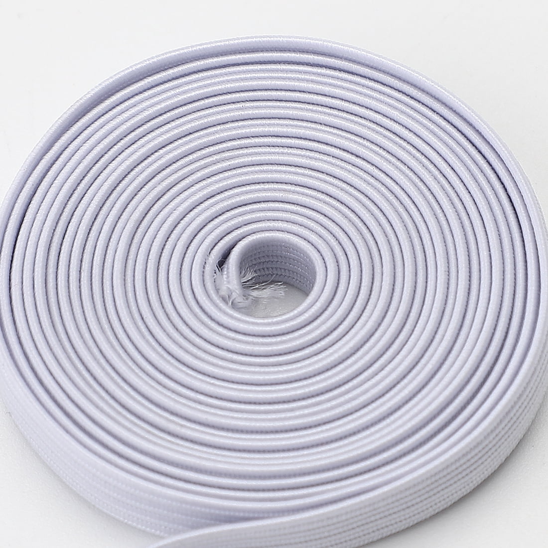 Unique Bargains Rubber Elastic White String Sewing Pants Band, 6.6Ft