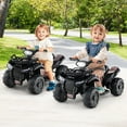 thumbnail image 4 of Gymax 6V Electric Children Toy Car w/Music & Story Function USB Front Storage Basket Black, 4 of 9