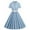 Light Blue formal dresses for women, variant on Wycnly Formal Dresses for Women Vintage 1950S Button Down Pleated Swing A Line Party Prom Dresses with Belt Short Sleeve V-Neck Polka Dot Print 2025 Summer Midi Dress Navy XL