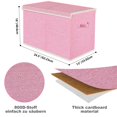 thumbnail image 3 of Caja organizadora de juguetes VERONLY grande plegable 62x33x41 cm rosa, 3 of 9