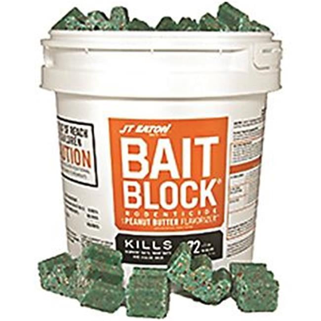 J.T. Eaton 4421087 709PN 9 lbs Bait Blocks Peanut Butter Rat & Mouse Killer J.T. Eaton 4421087 709PN 9 lbs Bait Blocks Peanut Butter Rat & Mouse Killer