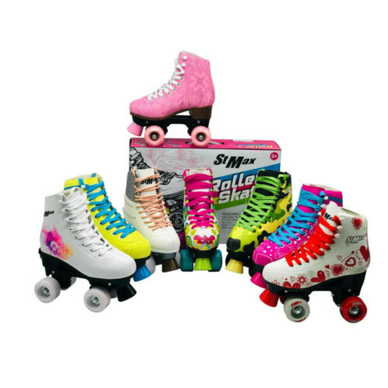 Roces Children's Compy 8.0 Patines en línea para niñas, patines ajustables,  blanco y violeta