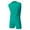 Mint Green, variant on Men's 2 Piece Outfits Summer Sleeveless Vest and Casual Track Shorts Set Sports Suit Two Piece Set Summer Shirt and Shorts Set