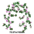 thumbnail image 3 of Artificial Rose Vine Rattan Wall Decor,Silk Floral Arrangement for Wedding Table Centerpiece Indoor Home Decoration, 3 of 5