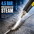 thumbnail image 4 of 2500w Handheld High-Temperature Pressurized Steam Cleaner - 4.5 Bar, 15s Fast Heat-up, 6 Adjustable Levels, Portable Steam Cleaner with Brush & 1200ml Tank for Home Kitchen, Bathroom & Car, 4 of 8