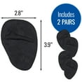 thumbnail image 2 of Steins Ultimate Comfort Gel Metatarsal Heel Pads for Shoes, Black, 2 of 6