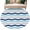 Blue, variant on 2'x6' Rug Runners for Hallways Kitchen, Turquoise Grey White Non Slip Entryway Beside Floor Carpet Runner, Abstract Geometric Ocean Wave Stripe Washable Laundry Room Bedroom Throw Rugs Mat