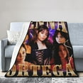thumbnail image 3 of Jenna Actors Ortega Blanket Throw Blanket Soft Microfiber Blankets for Living Room Couch Sofa Bedroom 50"x40", 3 of 6