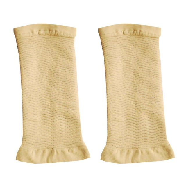 Fajas reductoras para la parte superior del brazo, estilo sauna, para mujer. Mangas moldeadoras y adelgazantes. Color de piel