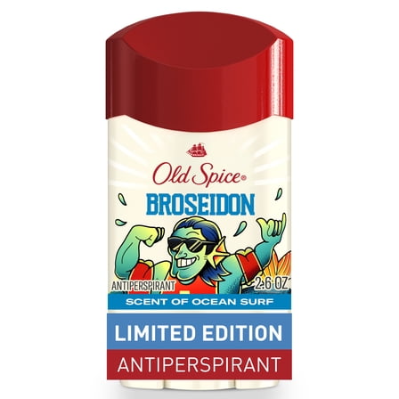 Old Spice Men's Antiperspirant, Broseidon, Scent of Ocean Surf, 2.6oz