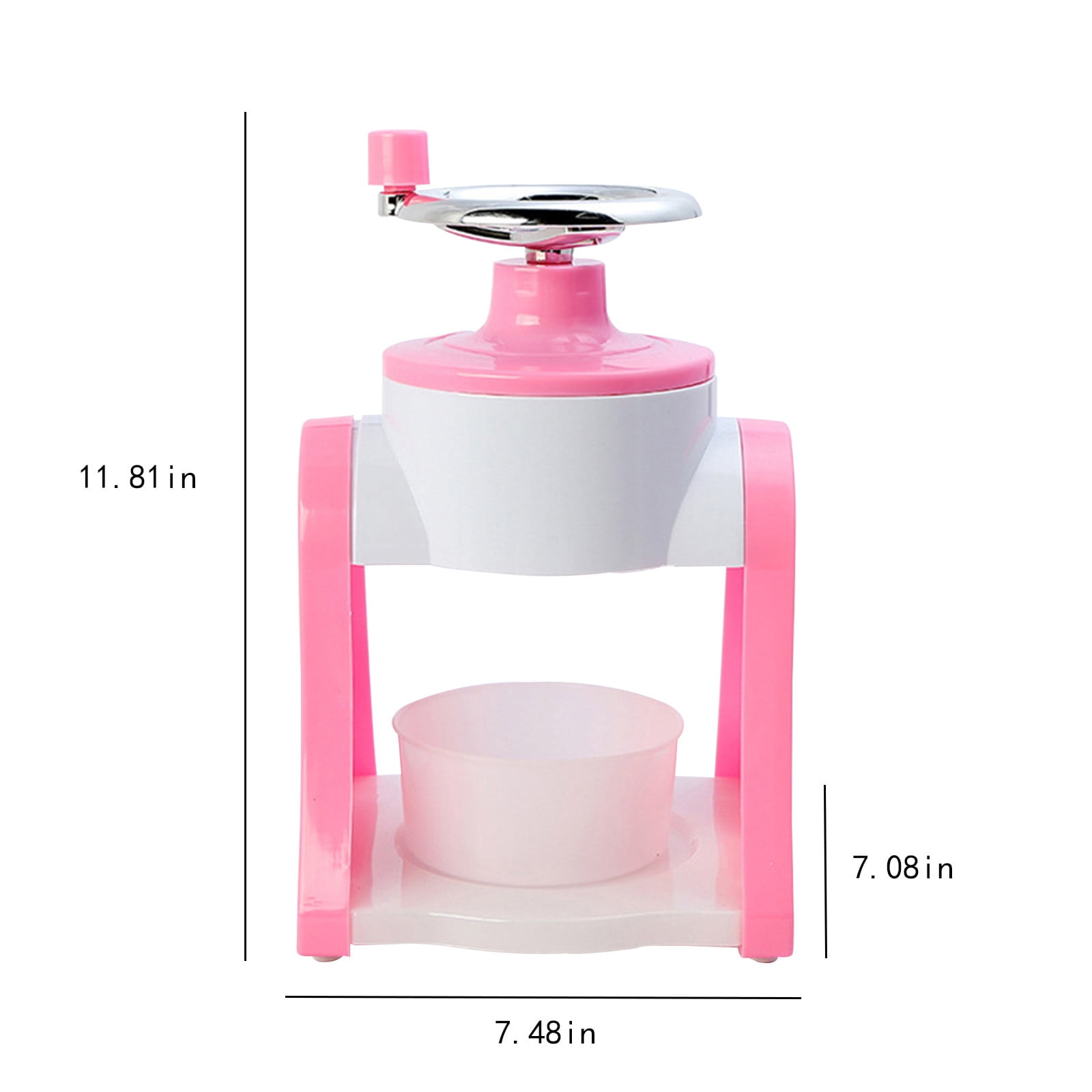 Vikakiooze 2023 Promotion on sale, New Shaved Ice Machine, Manual Household  Small Smoothie Machine, Mini Hand Ice Crusher, Continuous Ice Manual Ice  Beating Machine 