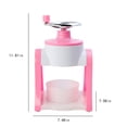 thumbnail image 3 of LSLJS Nouvelle Machine à Glace Pilée, Machine Manuelle Household Petite Machine, Broyeur à Glace Manuel, Machine à Battre la Glace Continue Manuelle, Rasoir à Glace, 3 of 8