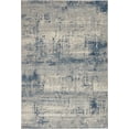 thumbnail image 2 of Nourison Rustic Textures Abstract Ivory/Blue 3'11" x 5'11" Area Rug, (4x6), 2 of 8