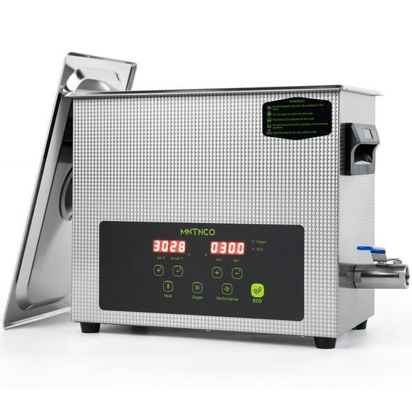 Limpiador ultrasónico MNTNCO 6L Commercial con modo ECO y calefacción