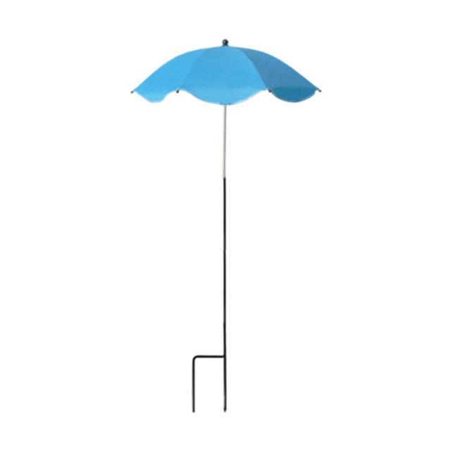 S SERENABLE Outdoor Plant Umbrella Flower Side Canopy Plant Protection Umbrella for Yard Blue