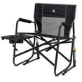 thumbnail image 3 of GCI Outdoor Freestyle Rocker XL with Side Table Oversized Rocking Camp Chair, Black, 3 of 12