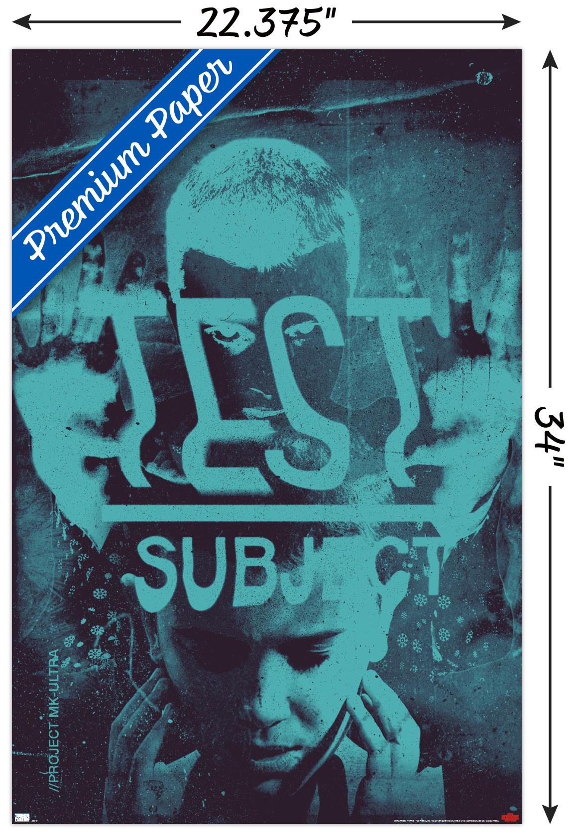 Netflix Stranger Things: Season 4 - Test Subject Wall Poster, 22.375" x 34"