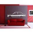 thumbnail image 2 of LaModaHome 1973 Escort RS1600 Metal Silhouette Wall Art, 2 of 5