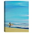 thumbnail image 4 of Fine Art Canvas Mid Century Surfer Ocean Waves by Studio Arts Canvas Art Print, 4 of 4