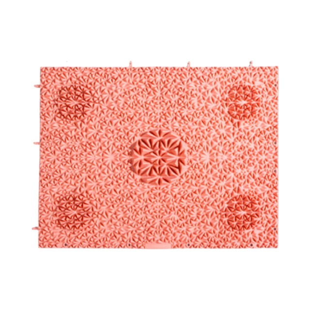 Almohadilla de masaje de pies, alfombrilla de baño, alfombrilla de yoga, alfombrilla de acupresión, placa para los dedos del pie para el cuerpo Lantar rosa