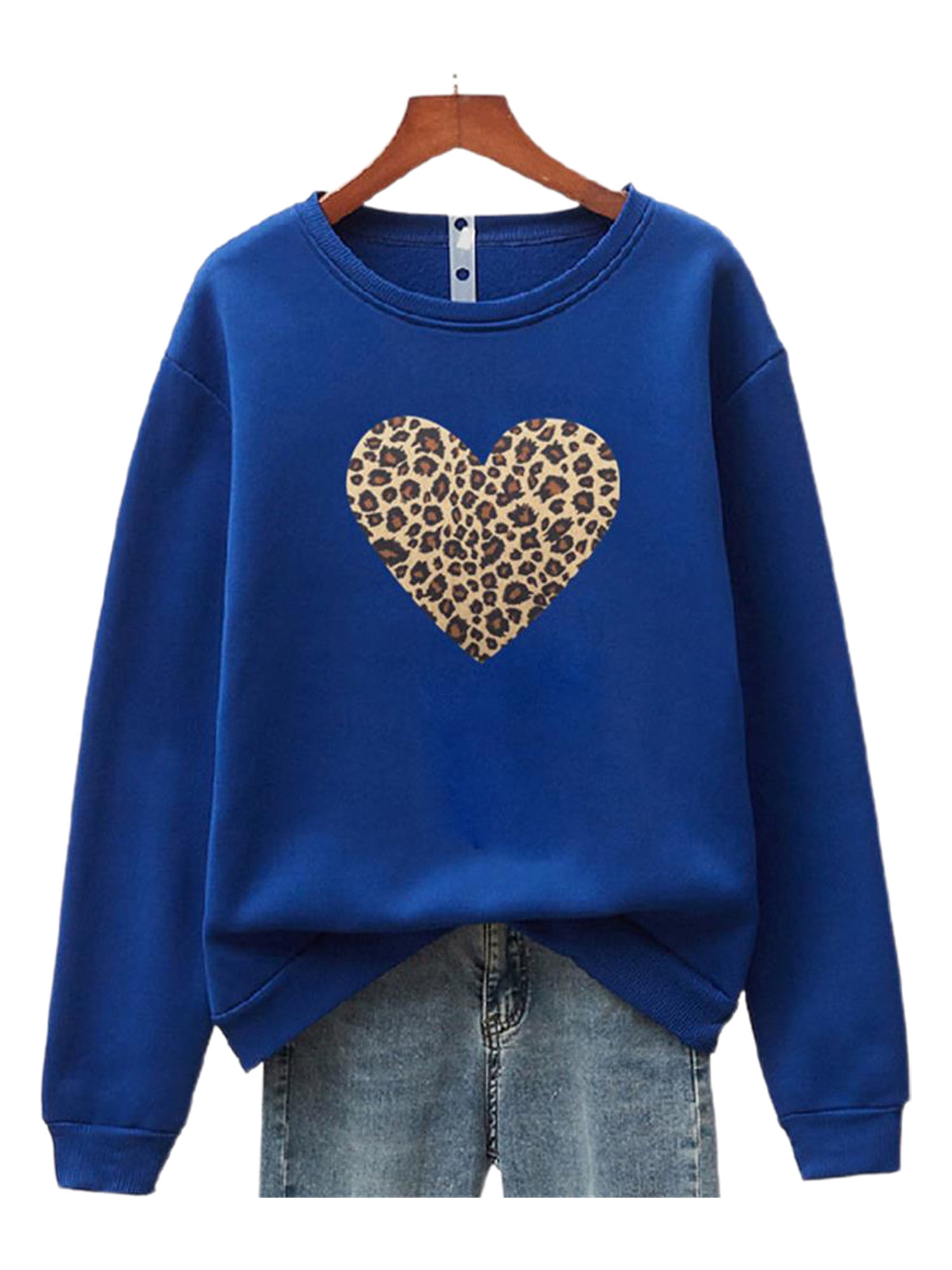 plus size heart sweatshirt