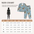 thumbnail image 4 of Pajamas for Women Set - Beagle Dog cute Comfy Long Sleeve Button Up Pajama Sets for Women 2 Piece, Soft Sleepwear Nightwear Pjs Lounge Sets for Women with Pockets, 4 of 6