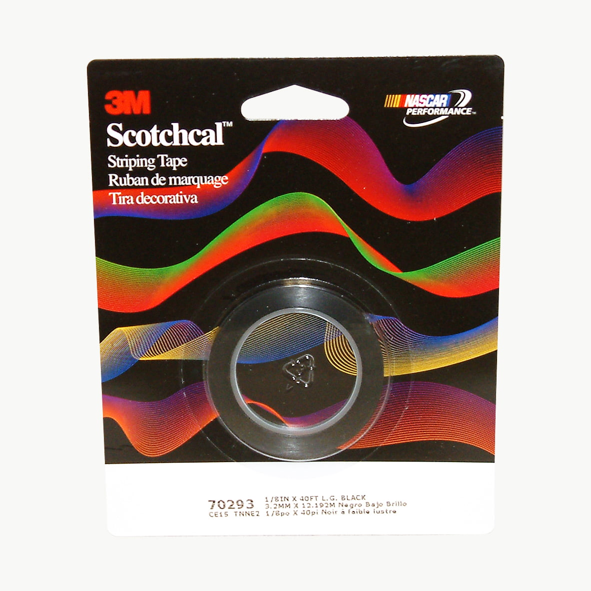 x 40 ft. Low Gloss Black 1/8 in 3M Scotch Scotchcal Striping Tape 