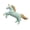 Green, variant on Minimalist Alloy Single Horn Horse Pin Sweet Dreamy Design Brooch Smooth Multi Purpose Accessory Gift