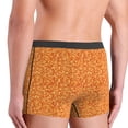 thumbnail image 4 of Men's Boxer Briefs, Orange Glitter lightning Soft Comfy Mens Underwear Boxer Briefs Breathable With Widen Waist, 4 of 7