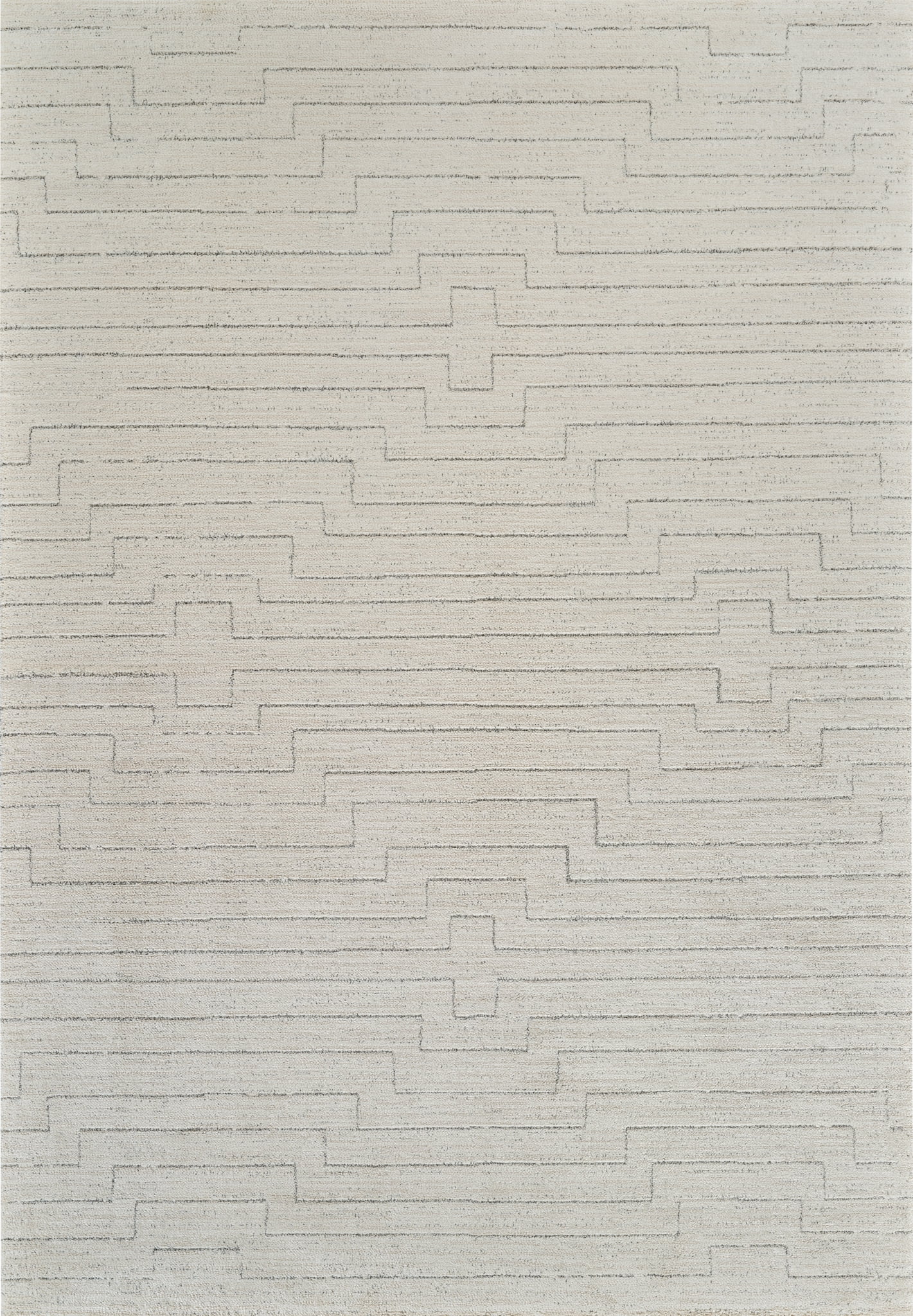 Rug Branch Casa Abstract Indoor Area Rug, Beige Cream, Modern - Living Room, Bedroom, Dining Room, and Kitchen