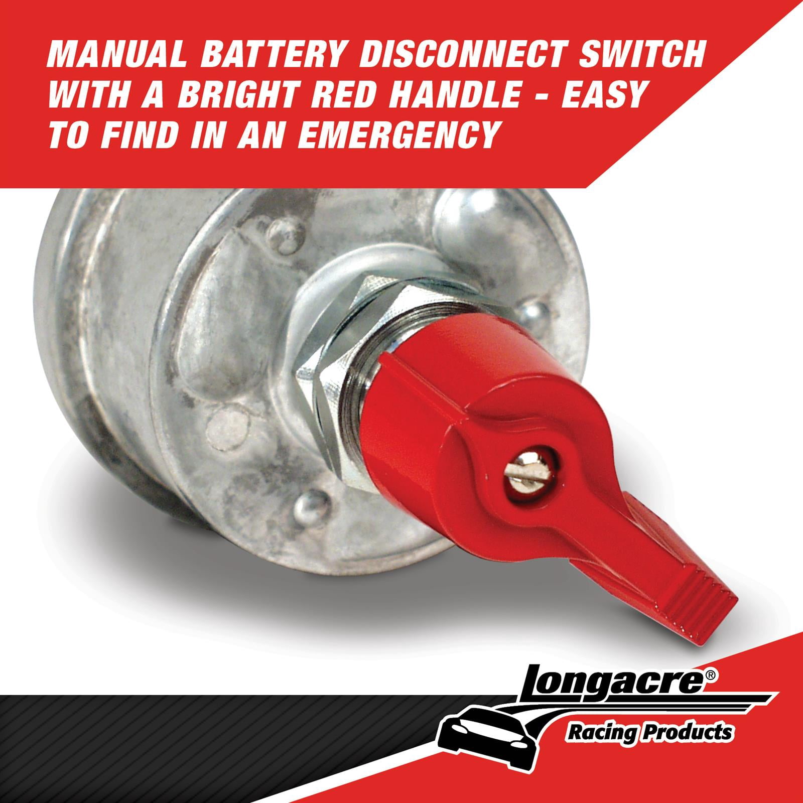 Longacre® 52-45750 Battery Disconnect Switch - 2 Terminal