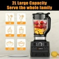 thumbnail image 5 of Kisdream Smoothie Blender 1450 W 2L 8-Speed Blender, Black, 5 of 10