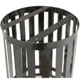 thumbnail image 5 of 36 Gallon Outdoor Metal Waste Receptacle, Black, 5 of 7