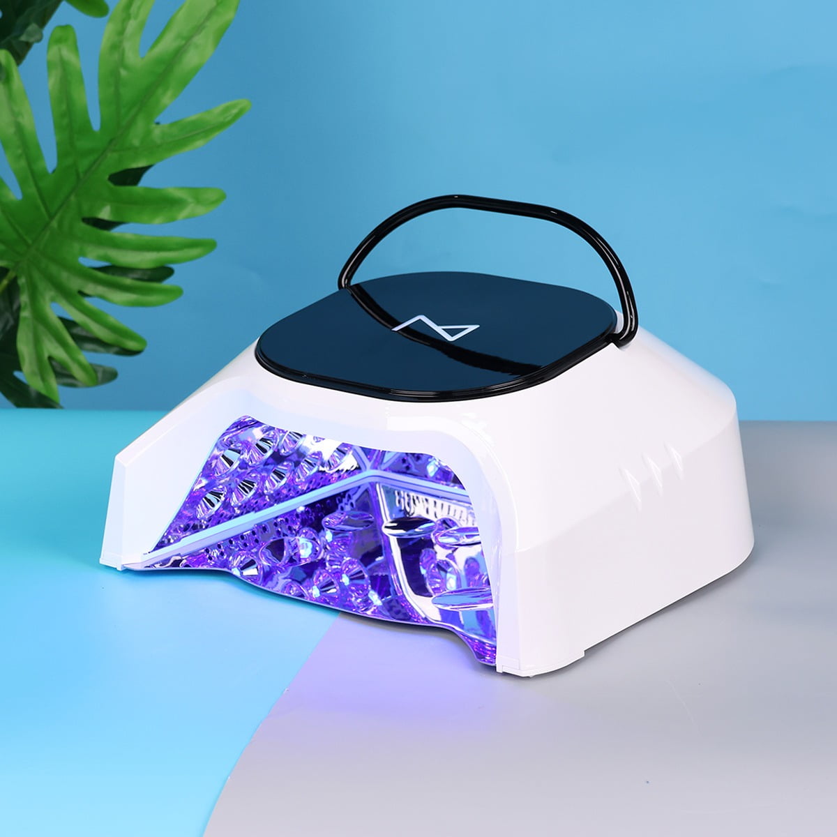 M Professional Hybrid 86W Wireless Rechargeable UV LED Nail Curing Lamp Cordless Nail Dryer For Gel Nails, Manicure, Pedicure