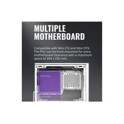 Cooler Master MCB-NR200-WNNN-S00 MasterBox NR200 Mini-Tower Computer Case - Mesh, Plastic, Steel - White