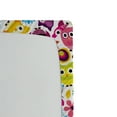 thumbnail image 3 of Ambesonne Cartoon Fitted Sheet 2 Pcs Set, Colorful Owls and Flowers, Queen, White and Multicolor, 3 of 3
