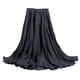 thumbnail image 2 of Guardurnaity Maxi plisada de color sólido con cintura elástica bohemia para mujer Prendas para la parte inferior del cuerpo negro, 2 of 6