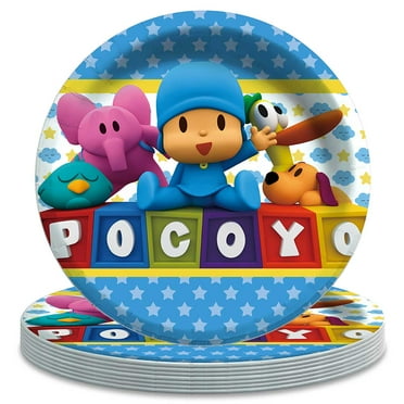 Pocoyo Paper Plates Birthday Decorations Party Supplies Tableware Disposable Dinnerware