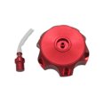 thumbnail image 1 of ZHAOCHENG Tapa de tanque de combustible hexagonal de aleación de aluminio para motocicleta Apollo Flying Eagle 50 70cc 90cc 110cc (rojo), 1 of 4